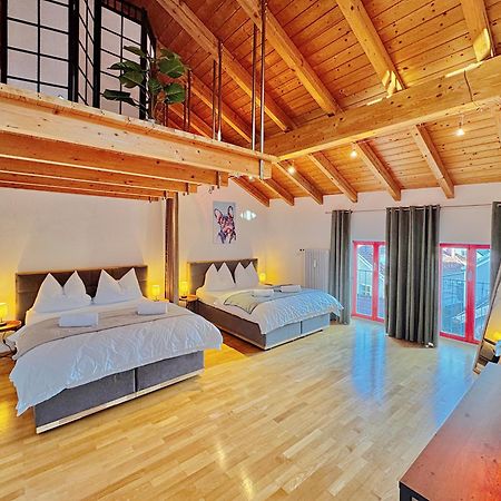 !Goldpath! Loft - Exclusiv - Xxl - Central - Sauna - Tiefgarage - Cozy Waldkirchen Luaran gambar