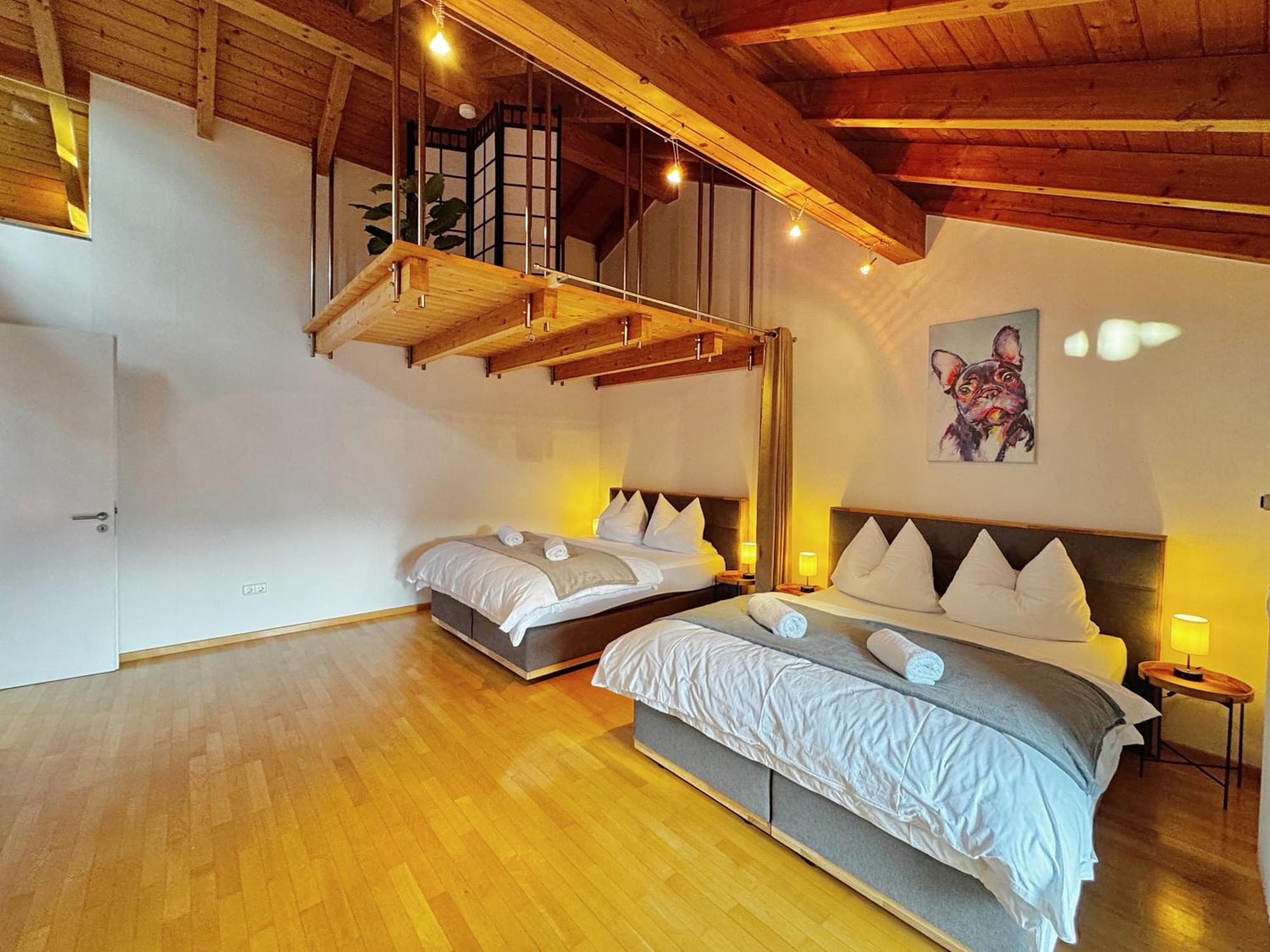 !Goldpath! Loft - Exclusiv - Xxl - Central - Sauna - Tiefgarage - Cozy Waldkirchen Luaran gambar